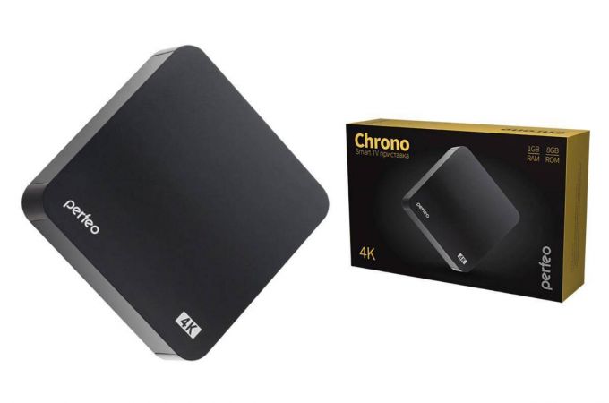 ТВ приставка Perfeo SMART TV BOX "CHRONO", RK3228, 1G/8Gb, Android 7.1 PF_A4551