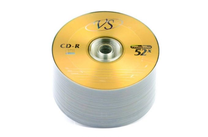 CD-R VS 80 52x Bulk 50 (упаковка 50 шт)