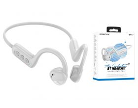Наушники вакуумные беспроводные BOROFONE BE57 Charm air wireless BT headset Bluetooth (серый)