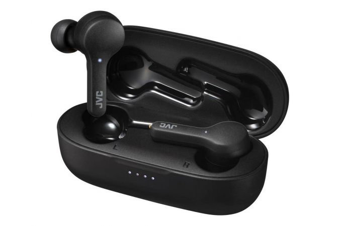 Наушники вакуумные беспроводные JVC HA-A7T-BN-U Bluetooth (черный)