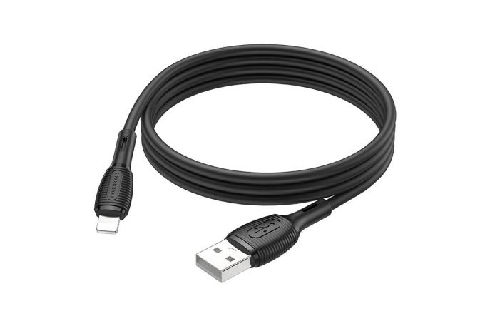 Кабель USB - Lightning BOROFONE BX86 2,4A (белый) 1м (силиконовый)