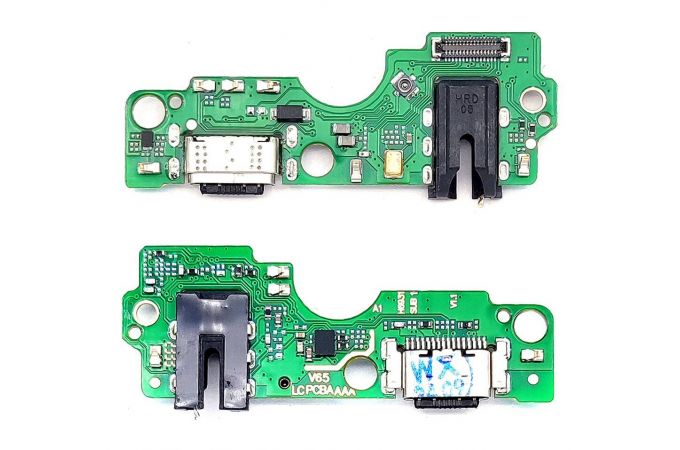 Шлейф для Tecno Spark Go 2024 (BG6) с разъемом зарядки + разъем гарнитуры (плата)