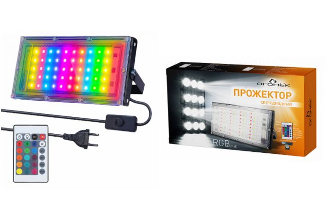 Прожектор Огонек OG-LDP49С RGB (100Вт)