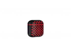 Чехол для наушников Soft-Touch AirPods Nike (черно-красный)