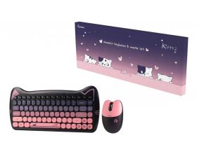 Комплект клавиатура+мышь беспроводной мультимедийный Smartbuy 668396 Kitty 2 (SBC-668396AG-KT2) /10