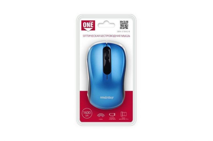Мышь беспроводная Smartbuy ONE 378 (SBM-378AG-B) (синий)