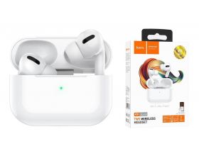 Наушники вакуумные беспроводные HOCO DES08 TWS wireless headset Bluetooth (белый)