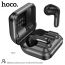 Наушники вакуумные беспроводные HOCO DES22 Leather grain wireless BT headset Bluetooth (черный)
