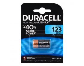 Батарейка алкалиновая Duracell CR123A/1BL