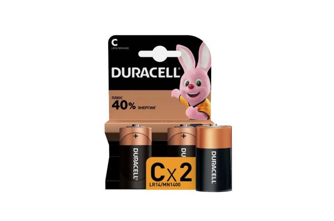 Батарейка алкалиновая Duracell LR14/2BL (MN1400) (цена за блистер 2 шт)