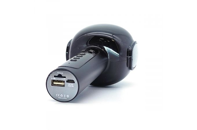 Караоке микрофон Орбита OT-BTM01 (Bluetooth, динамики, USB) (черный)