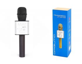 Караоке микрофон Орбита OT-ERM05 (Bluetooth, динамики, USB) (черный)