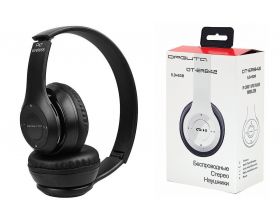 Наушники мониторные беспроводные Орбита OT-ERB42 FM,TF Bluetooth (черный)