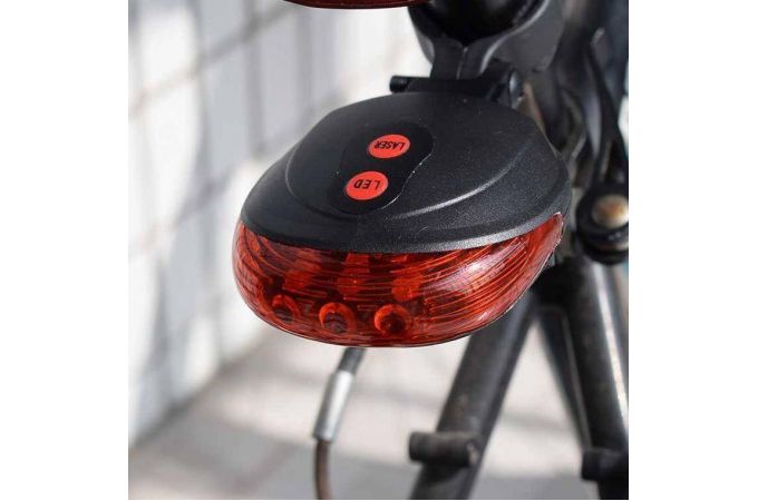 Фонарик-лазер велосипедный Следопыт BL-000 (5 светодиодов + 2 лазера)