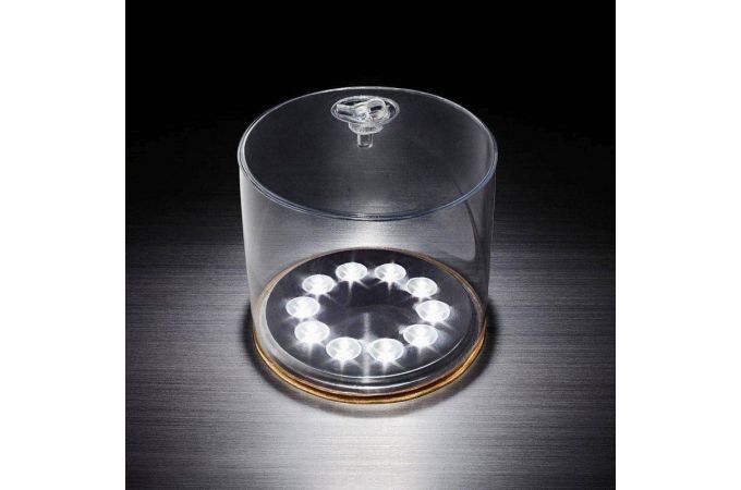 Светодиодный фонарь кемпинговый Огонёк LD-135 LED (10led,солн.бат.,ПЭ)