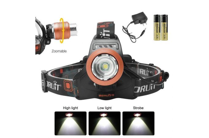 Фонарь налобный BORUIT RJ-2800