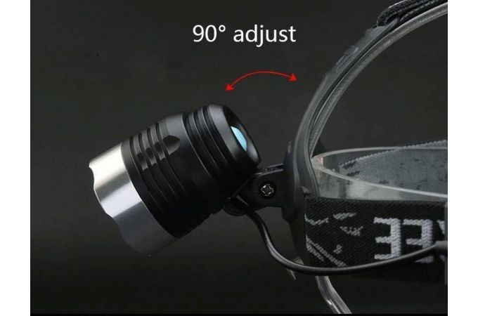 Фонарь налобный Патриот PT-FLG07 (1L, 2*18650, ZOOM, Т6)