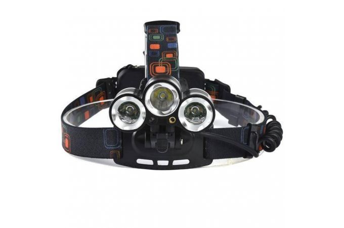 Фонарь налобный Патриот PT-FLG16 (3L, 2*18650, Т6)