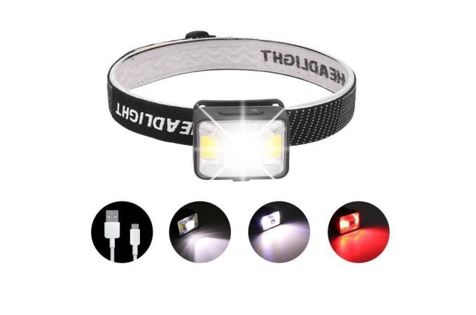 Фонарь налобный Патриот PT-FLG31 (3L, аккум)