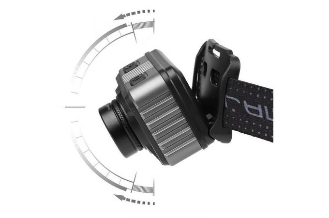 Фонарь налобный Патриот PT-FLG32 (3L, аккум, дат.движ)