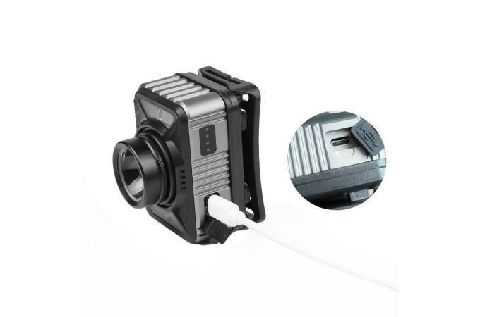 Фонарь налобный Патриот PT-FLG32 (3L, аккум, дат.движ)