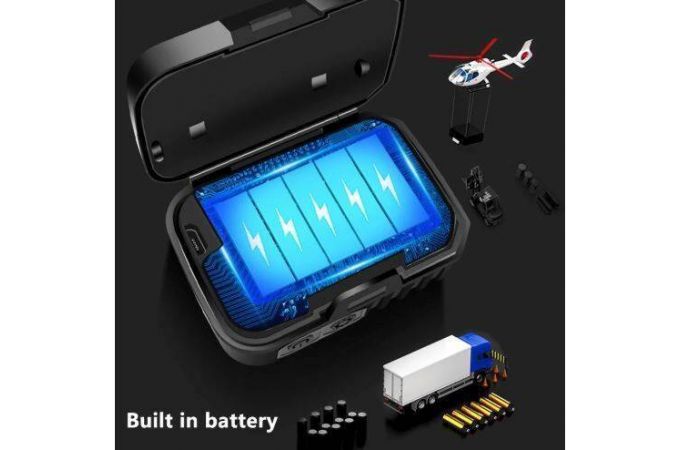 Фонарь налобный Патриот PT-FLG33 (3L, аккум, дат.движ)