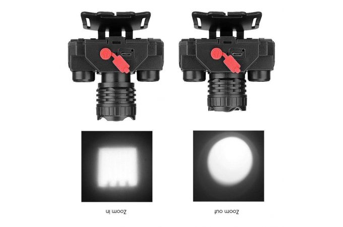 Фонарь налобный Следопыт ST-FLG08 (18650,ZOOM)