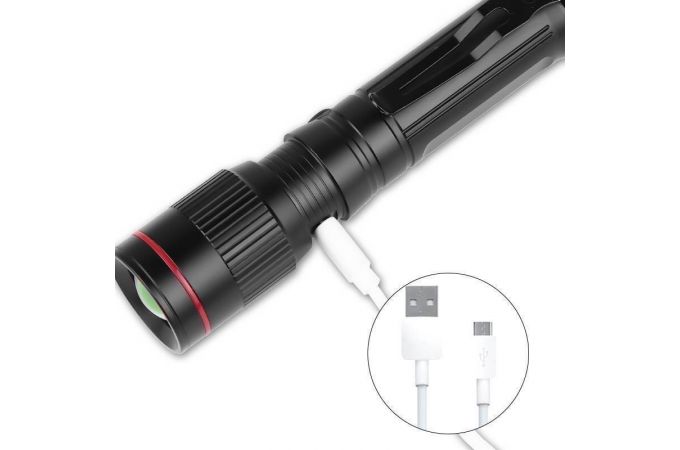 Фонарь ручной Патриот PT-FLR20 (1L, 18650.,ZOOM)