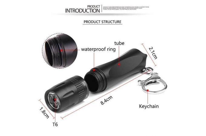 Фонарь ручной Следопыт ST-FLR05 СЕРЕБРО (1*R6)