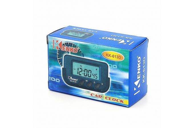 Часы автомобильные электронные Kenko 613D с будильником