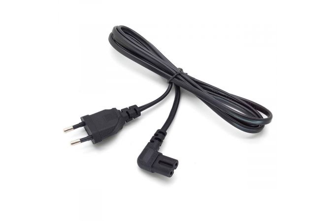 Кабель питания сетевой Орбита OT-ELS10 Черный угловой (С7/2.5А) 1,5м (1/24-2)