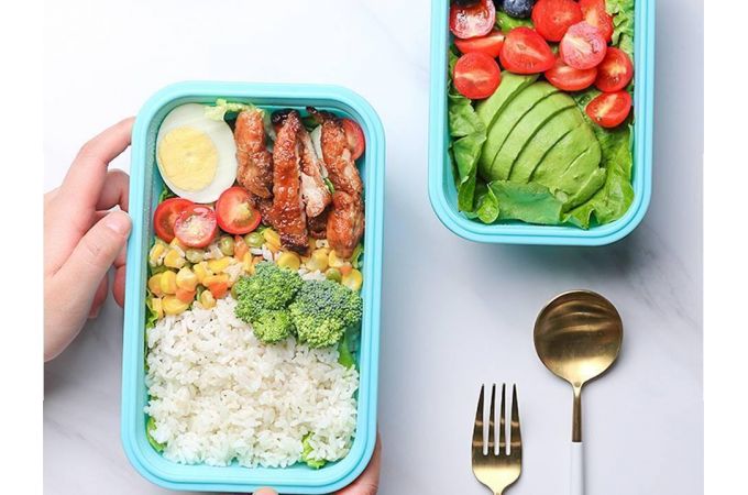 Ланч-боксы силиконовые (набор 3шт)