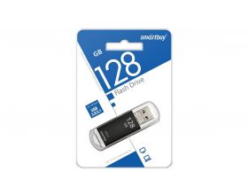 Флешка USB 3.0 Smartbuy 128 GB V-Cut Black (SB128GBVC-K3)