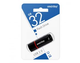 Флешка USB 2.0 Smartbuy 32GB Crown Black (SB32GBCRW-K)