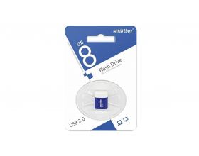 Флешка USB 2.0 Smartbuy 8 GB LARA Blue (SB8GBLara-B)