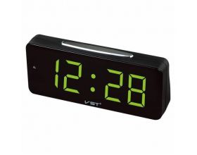 Часы настольные VST 763T-2 (говорящие) (зеленый)