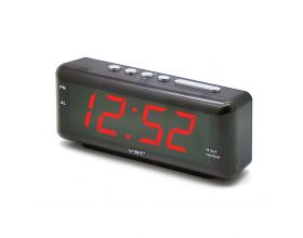 Часы настольные VST 762T-1 (говорящие) (красный)