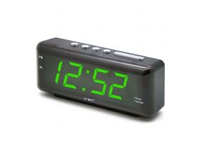 Часы настольные VST 762T-2 (говорящие) (зеленый)