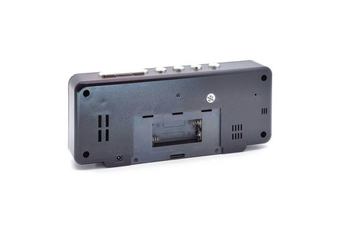 Часы настольные VST 762T-5 (говорящие) (синий)