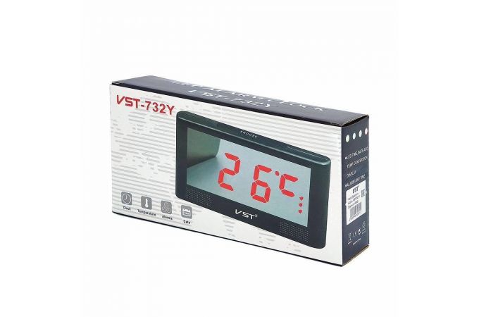 Часы настольные VST 732Y-1 без блока (красный)