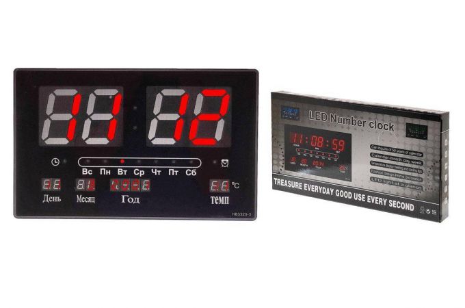 Часы настенные Орбита OT-CLW12 (красный)