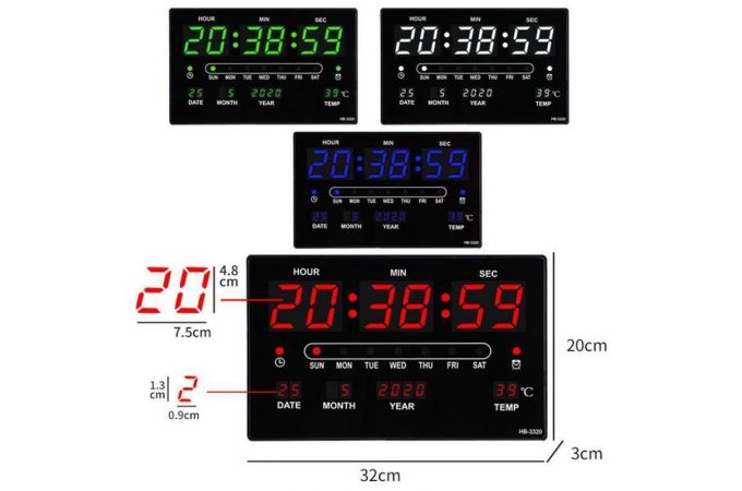 Часы настенные Орбита OT-CLW12 (красный)