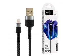 Кабель USB - MicroUSB HOCO DU46 Charging cable for Micro (черный) 1м