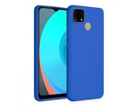 Чехол для Realme C25 тонкий (синий)