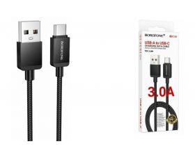 Кабель USB - USB Type-C Borofone BX120 Placer черный