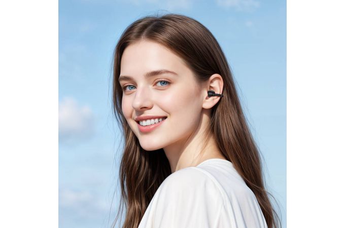 Наушники вакуумные беспроводные BOROFONE FQ14 Joy клипсы (черный)