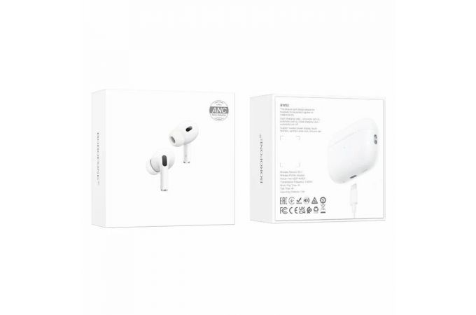 Наушники вакуумные беспроводные BOROFONE BW93  с ANC шумоподавлением