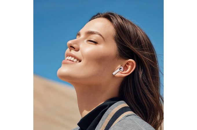 Наушники вакуумные беспроводные BOROFONE BW85 Smart (белый)