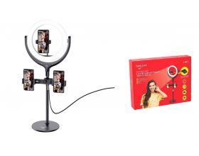 Кольцевая лампа настольная HOCO LV-01 (26 см) для фото и видеосъемки