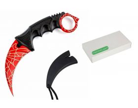Нож складной Патриот PT-TRK05 (Керамбит, кровавая паутина)